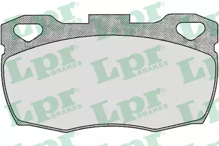 Колодки тормозные дисковые LPR 05P332