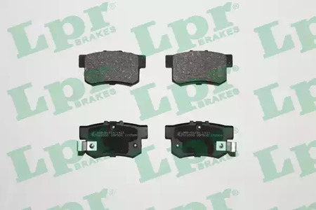 Колодки тормозные дисковые LPR 05P508