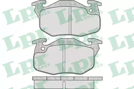 Колодки тормозные дисковые LPR 05P642