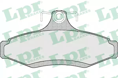 Колодки тормозные дисковые LPR 05P694