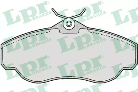 Тормозные колодки LPR 05P728