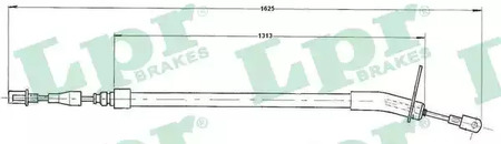 Cable parking brake LPR C0410B
