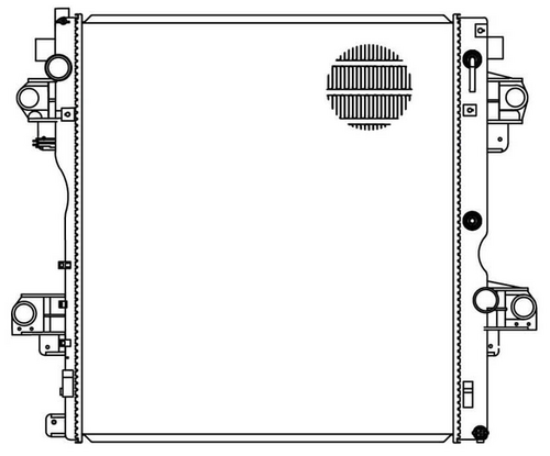 Радиатор системы охлаждения LUZAR LRc 1972
