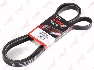 Ремень приводной поликлиновой LYNXAUTO 6PK2490