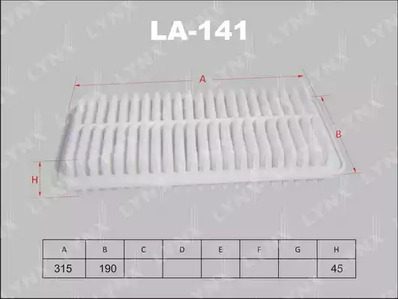 Воздушный фильтр LYNXAUTO LA-141