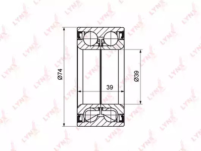 Комплект подшипника ступицы колеса