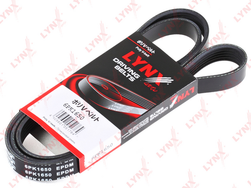 Поликлиновой ремень LYNXAUTO 6PK1650