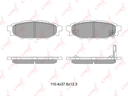 Тормозные колодки LYNXAUTO BD-7103