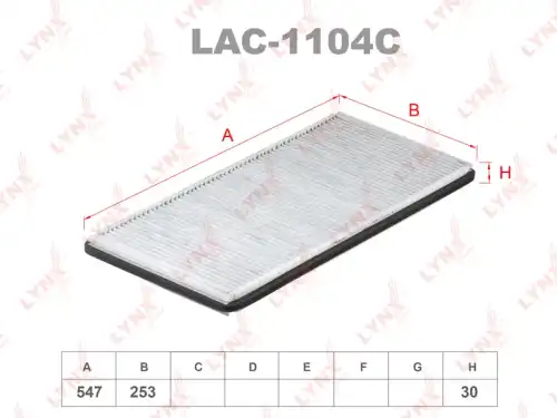 Салонный фильтр LYNXAUTO LAC-1104C