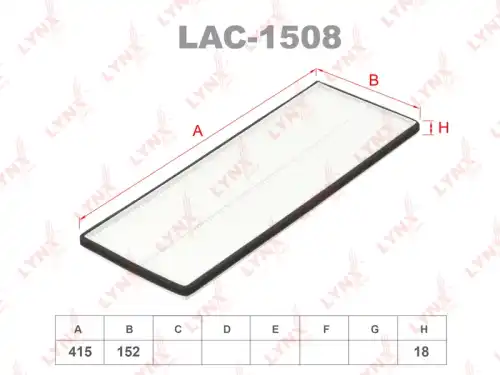 Салонный фильтр LYNXAUTO LAC-1508