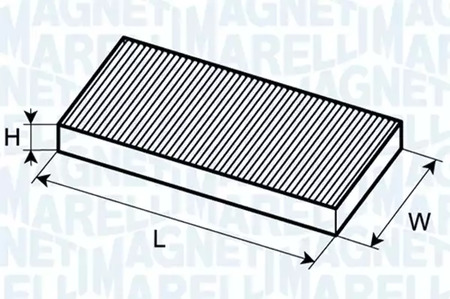 Салонный фильтр MAGNETI MARELLI 350203061240