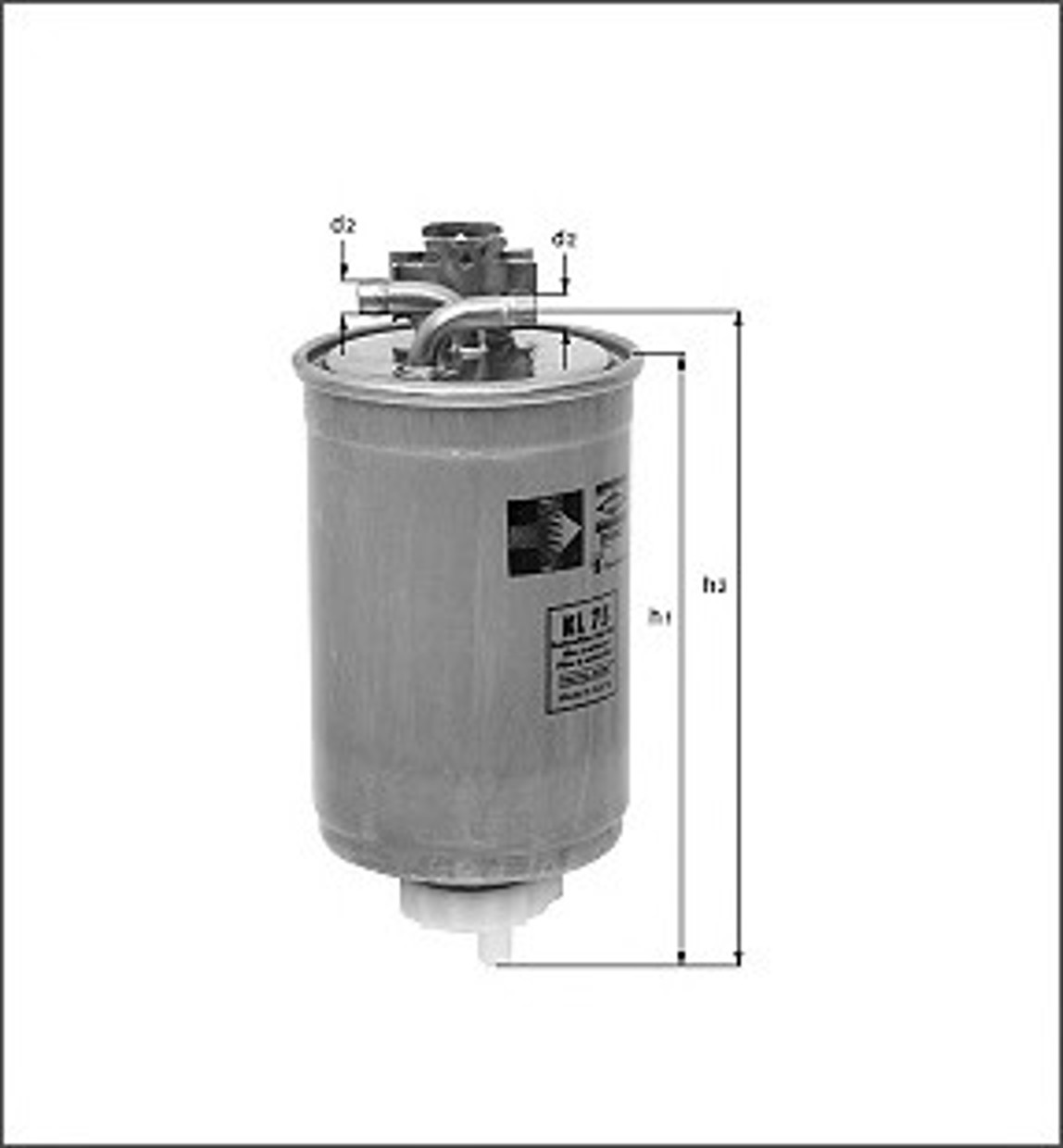 Фильтр топливный MAGNETI MARELLI 154703260550