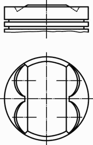 Поршень двс MAHLE/KNECHT 009 32 01