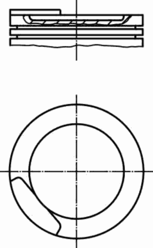 Поршень двс MAHLE/KNECHT 011 10 00