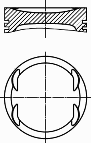 Поршень двс MAHLE/KNECHT 012 19 00