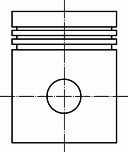 Поршень двс MAHLE/KNECHT 015 61 02