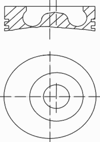 Поршень двс MAHLE/KNECHT 0150500
