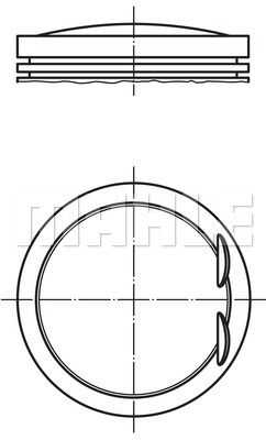 Поршень двс MAHLE/KNECHT 028PI00128000