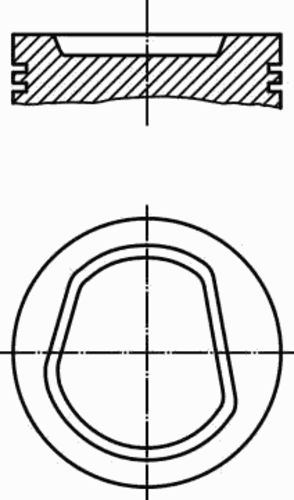 Поршень двс MAHLE/KNECHT 030 42 00