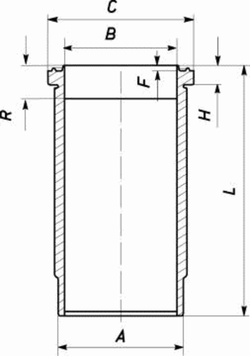 Гильза MAHLE/KNECHT 061 WN 19 01