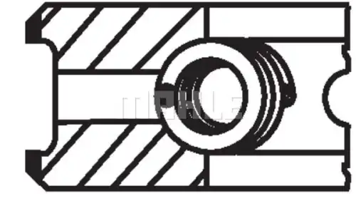 209 73 n0 кольца поршневые d123 3.5x2.5x3/1 MAHLE/KNECHT 209 73 N0