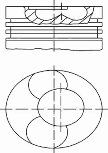 228 31 00 поршень d128 кам сг d80 -21.6 MAHLE/KNECHT 228 31 00
