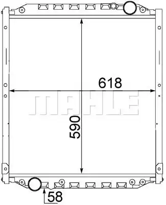 Радиатор MAHLE/KNECHT CR1552000S