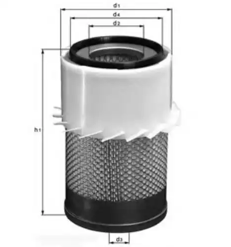 Фильтр воздушный MAHLE/KNECHT LX16