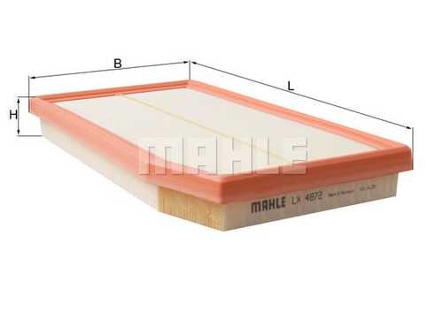 Air filter element MAHLE/KNECHT LX4872