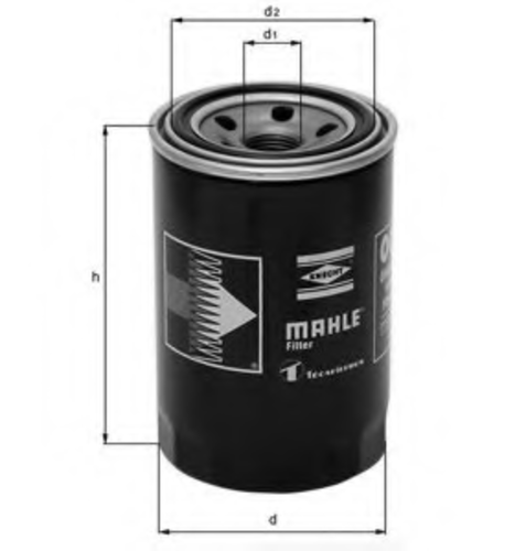 Фильтр масляный MAHLE/KNECHT OC217/6