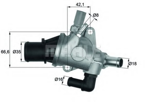 Термостат MAHLE/KNECHT TI 154 88