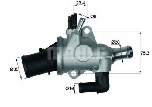 Термостат MAHLE/KNECHT TI 174 88