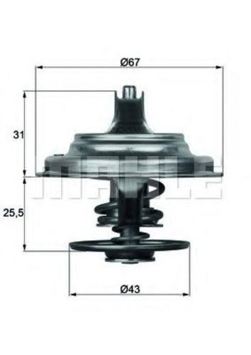Термостат MAHLE/KNECHT TX 23 79D