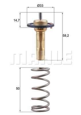 Термостат MAHLE/KNECHT TX26589D