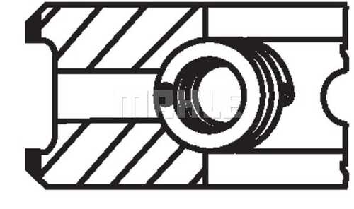 Комплект поршневых колец MAHLE/KNECHT 00101G0