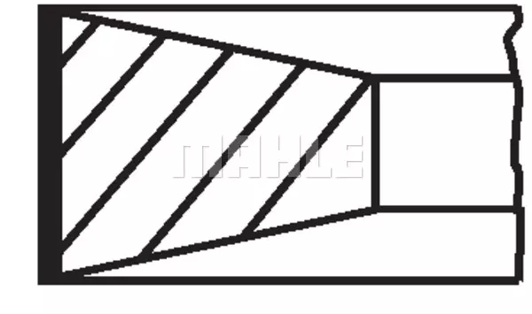 Комплект поршневых колец MAHLE/KNECHT 00280V0