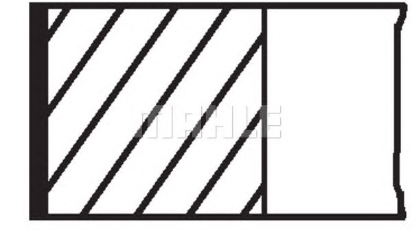 Кольца поршневые MAHLE/KNECHT 013 58 N2