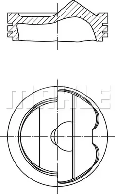 Поршень MAHLE/KNECHT 0280400