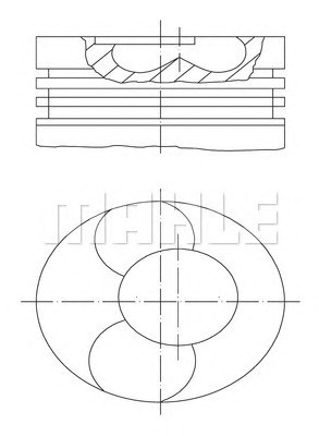 Поршень MAHLE/KNECHT 0282100