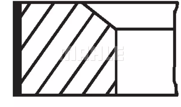 Комплект поршневых колец MAHLE/KNECHT 03301N2