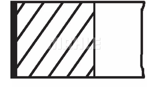 Комплект поршневых колец MAHLE/KNECHT 08324N0