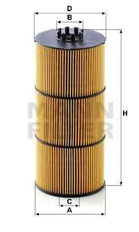 Масляный фильтр mann MANN-FILTER HU 12 001 z