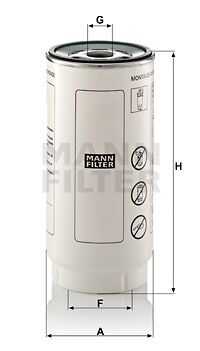 Фильтр топливный MANN-FILTER PL 420/7 X
