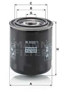 Гидрофильтр автоматической коробки передач MANN-FILTER W 9023/1