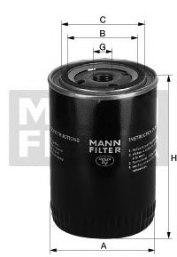 Масляный фильтр MANN-FILTER W811/81