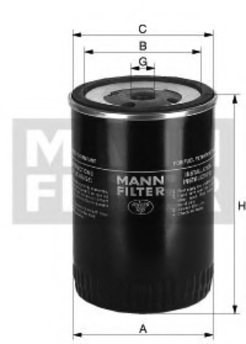 Фильтр топливный MANN-FILTER WDK11102/4