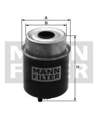 Топливный фильтр MANN-FILTER WK8133