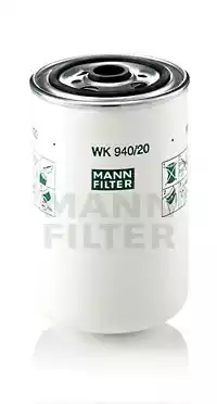 Топливный фильтр MANN-FILTER WK940/20
