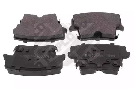 Колодки тормозные дисковые MAPCO 6895