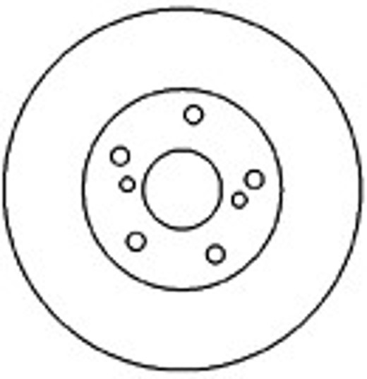 Диск тормозной MAPCO 45551